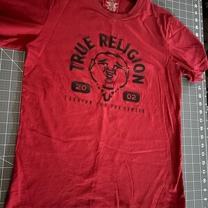 True Religion red Graphic Tee